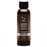 Unscented Hemp Seed Massage Oil