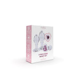 3 Piece Rose Heart Set