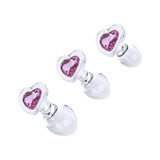 3 Piece Rose Heart Set