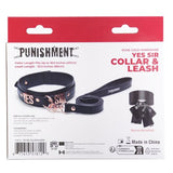 Rose Gold Hardware Yes Sir Collar & Leash