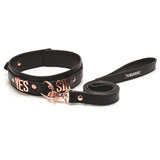 Rose Gold Hardware Yes Sir Collar & Leash